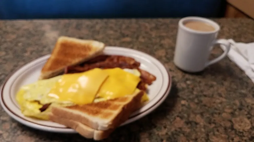 Cheese and Bacon Omelet with Extra Bacon