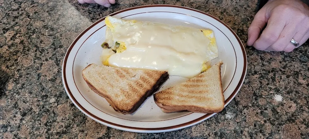 Veggie Omelette with Swiss Cheese